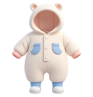 Wooden stacking bear